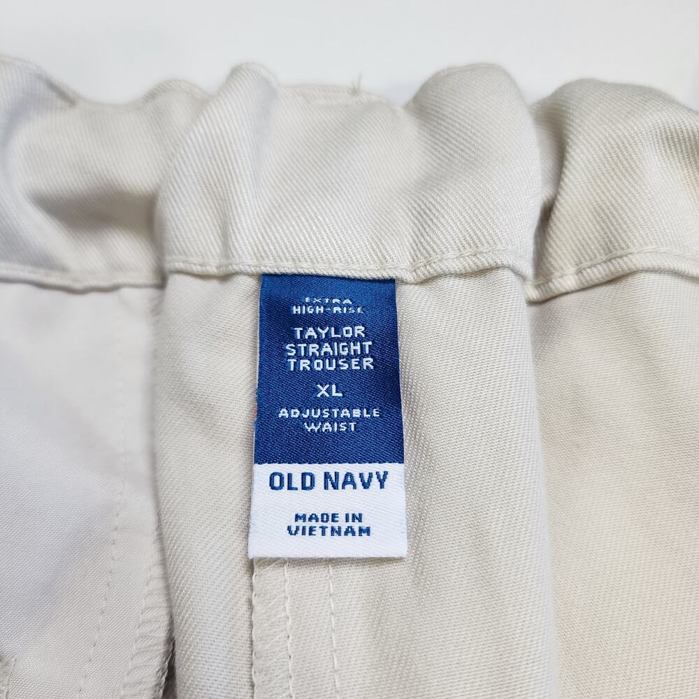 Old Navy Womens Extra High Waisted Taylor Cargo Trousers Size XL Silver Gray NWT - Picture 8 of 14